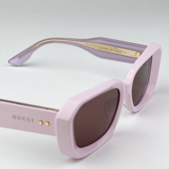 NEW Gucci GG1531SK 003 Pink Brown Unisex Rectangle Sunglasses GG 1531SK main image 6